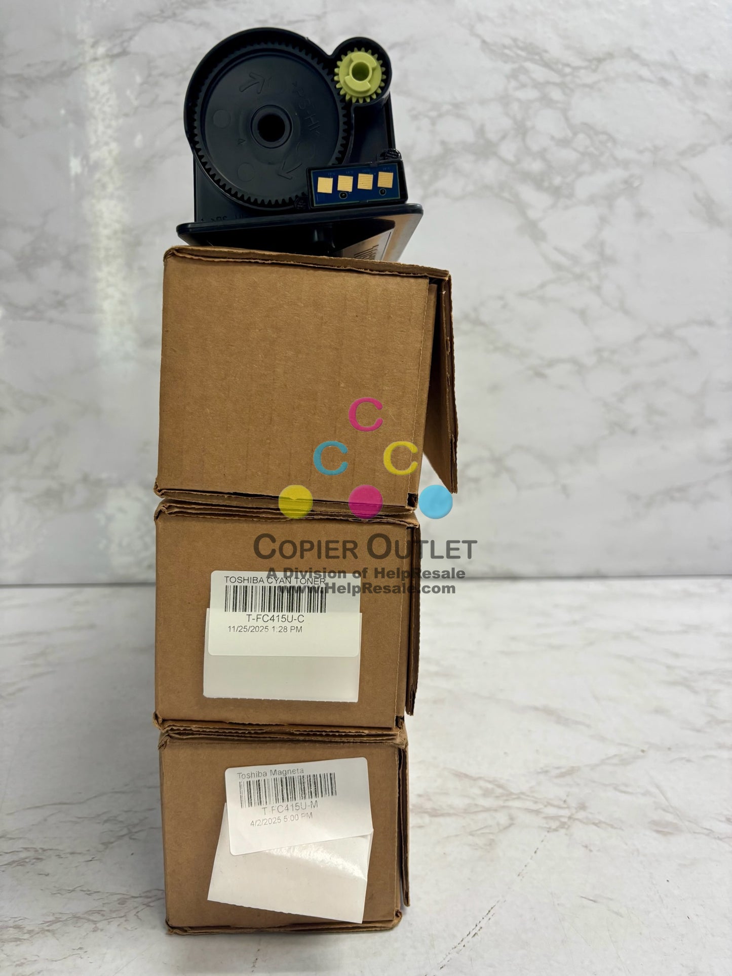 3 Open OEM Toshiba eStudio 2515AC,3015AC CCM Toner T-FC415U (No Yellow& Black)