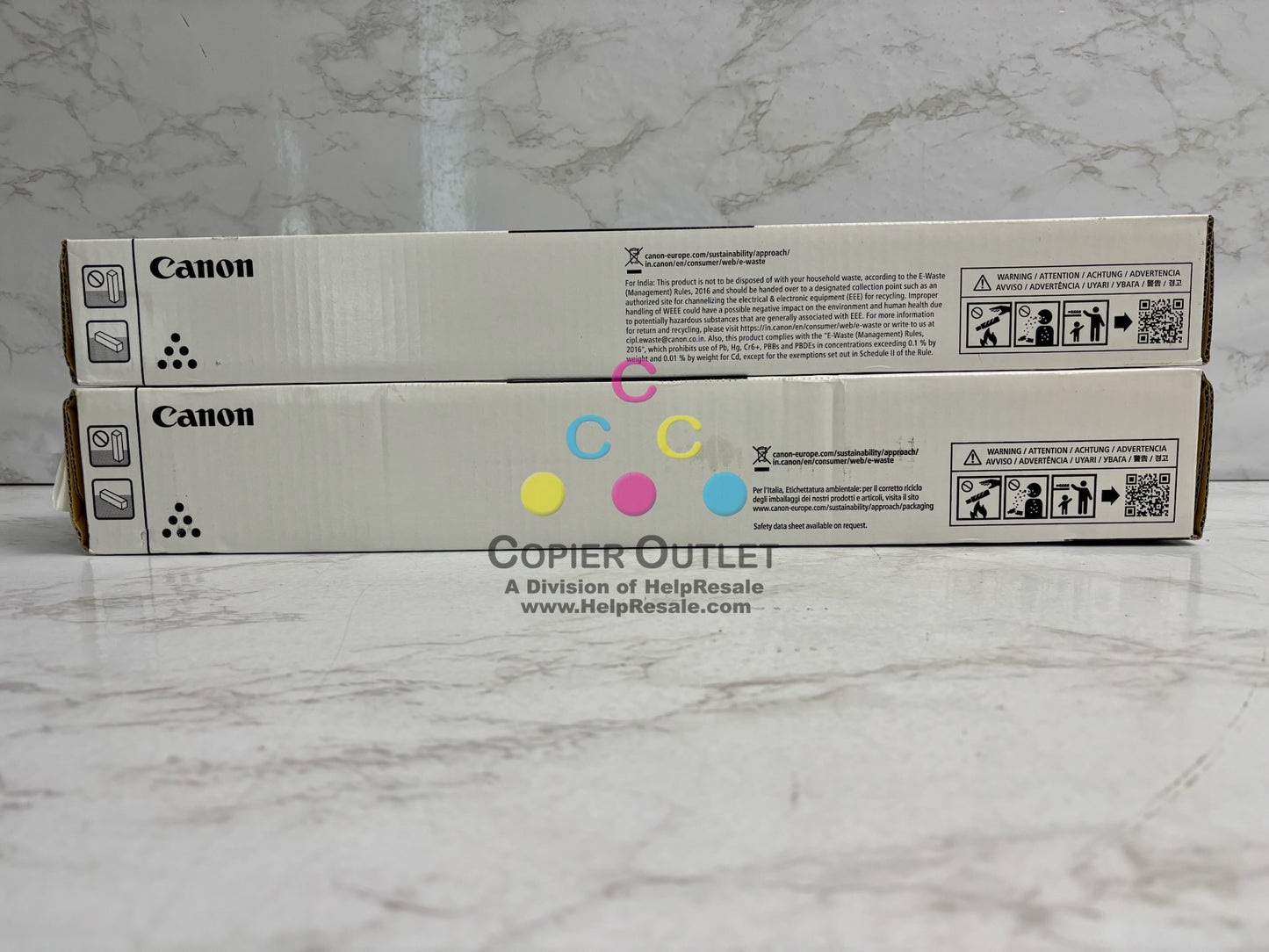 2 New Genuine Canon iR Adv C5840i,C5850i CK Toners GPR-61 (No Magenta&Yellow)