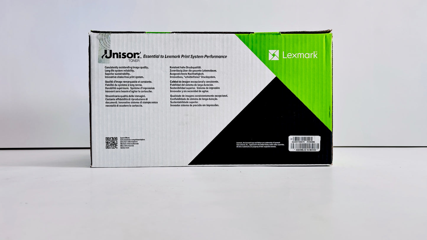 New Genuine Lexmark XM7370 Black Toner 25B3090 Same Day Shipping