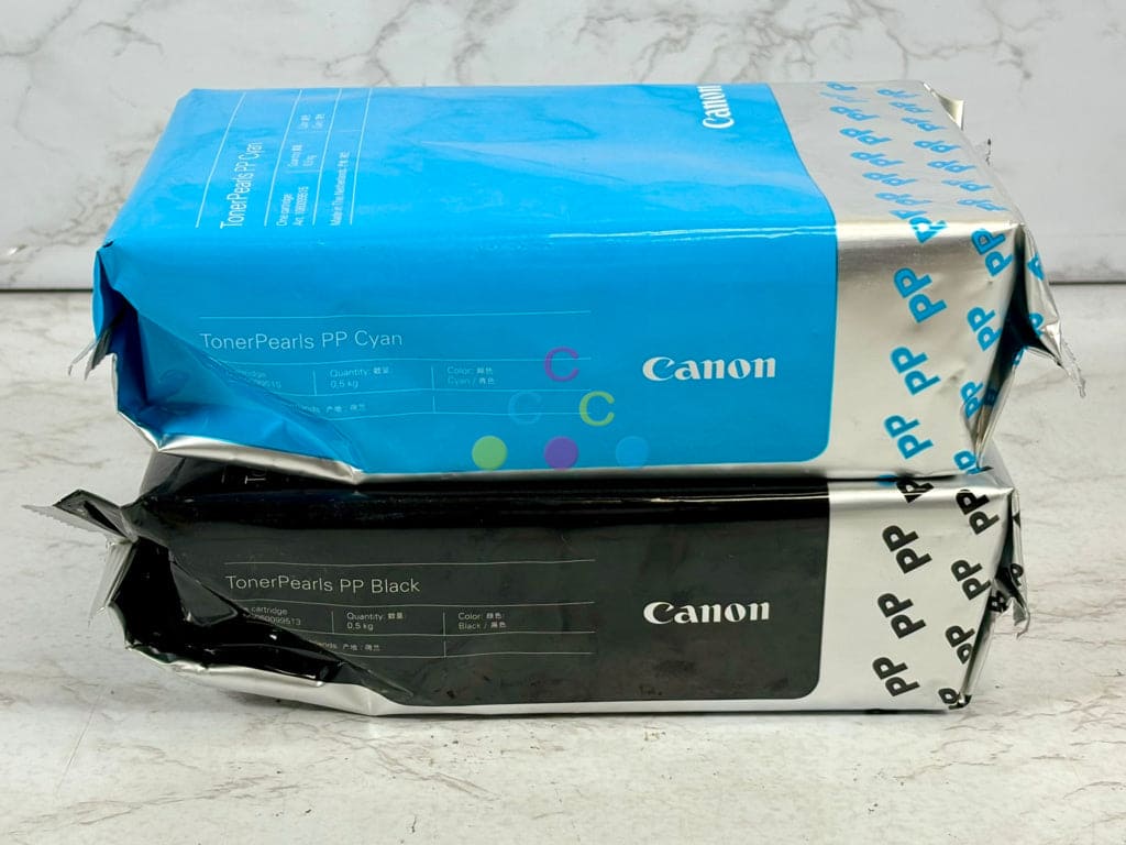 2 OEM OCE/Canon CW600PP,650PP,700PP CK Toner Pearls 1060099513 & 1060099515