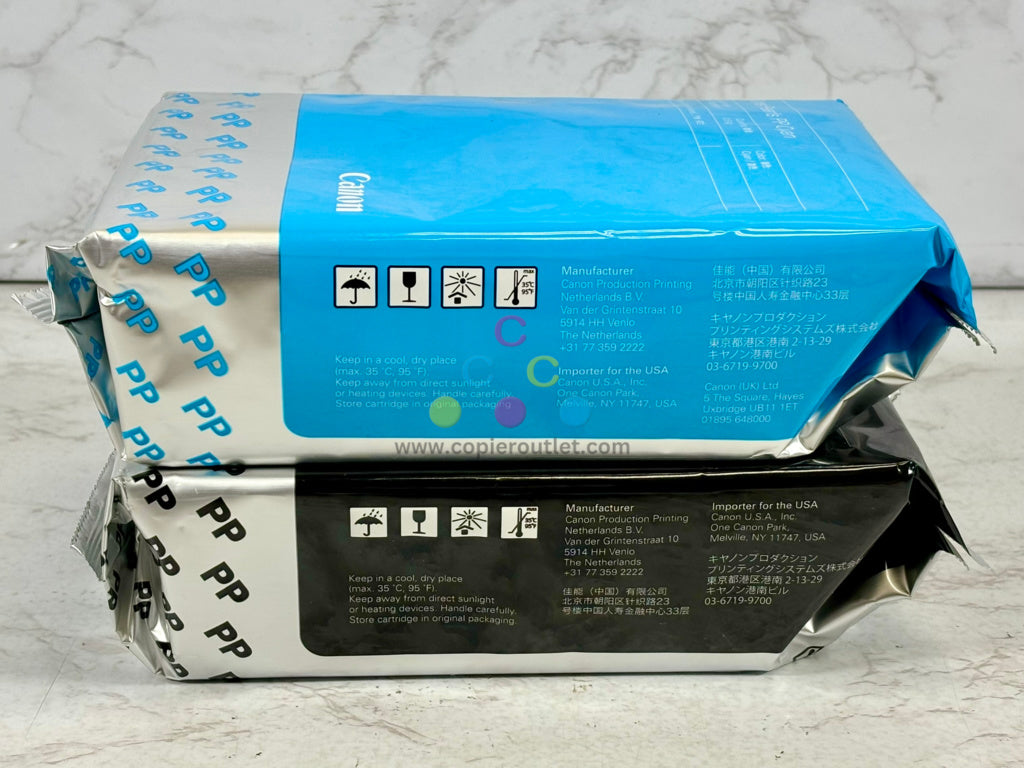 2 OEM OCE/Canon CW600PP,650PP,700PP CK Toner Pearls 1060099513 & 1060099515