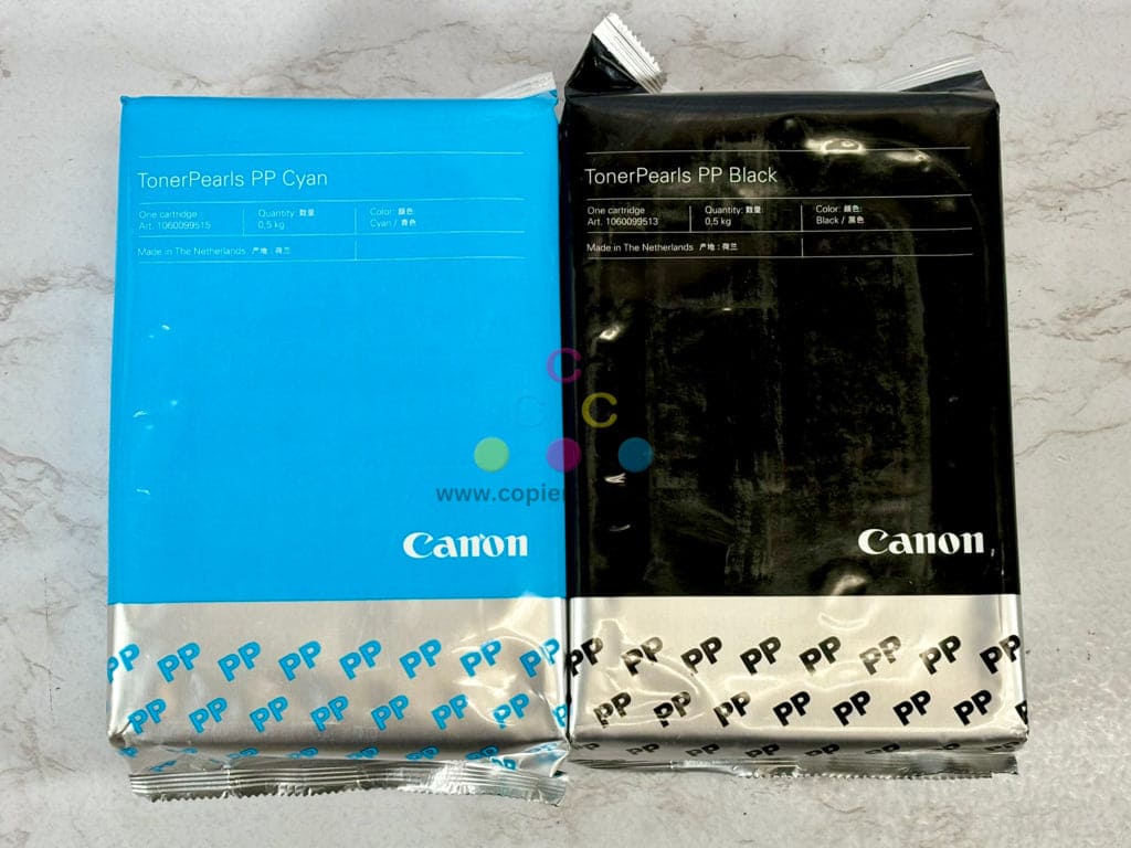 2 OEM OCE/Canon CW600PP,650PP,700PP CK Toner Pearls 1060099513 & 1060099515