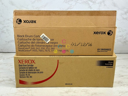 2 Open OEM Xerox DoCu Color 240,242,250  Black Drum Cart 013R00602 Same Day Ship!
