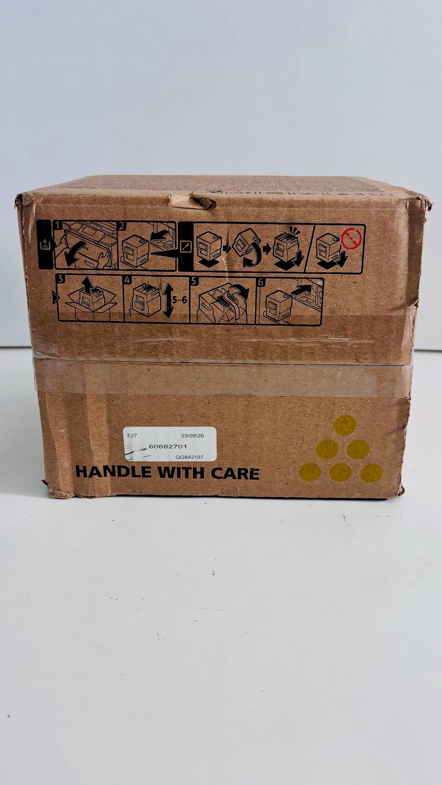 New Genuine Ricoh MPC8003, IMC6500,IMC8000 Yellow Toner 842197 Same Day Ship