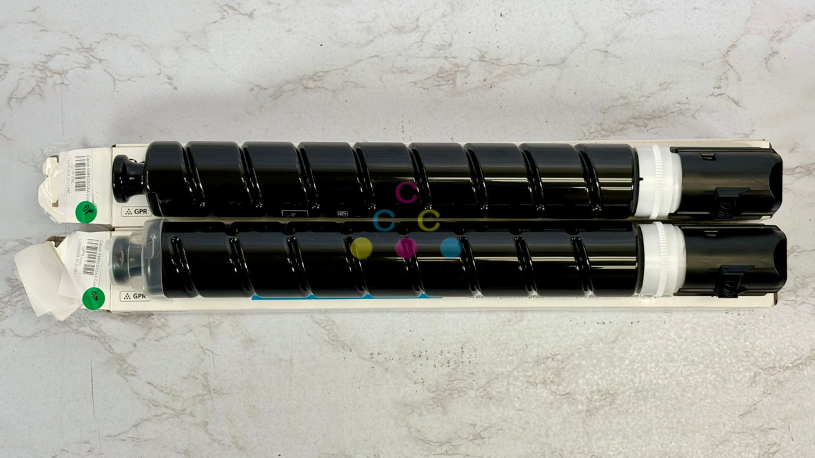 2 Open Genuine Canon iR-ADV C5535,C5540,C5550,C5560,C5750 GPR-55L Cyan Toners