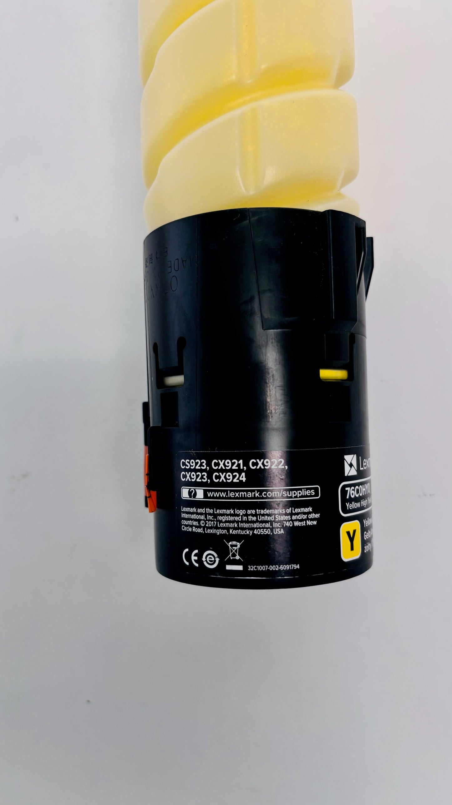 Genuine Lexmark CX921,CX923,CX924 H.Y Yellow Toner 76C0HY0 (No Original Box)