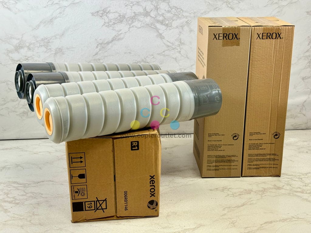 2 Open OEM Xerox WC265,C165,C175,5665,5675,5765 Black Toners 006R01146 (6R1146)