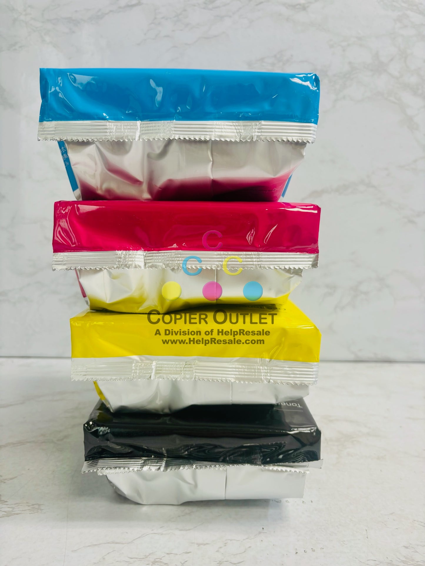 4 Genuine Oce/Canon CW600PP,650PP CMYK Toner Pearls 1060099513,15,16,1070088878