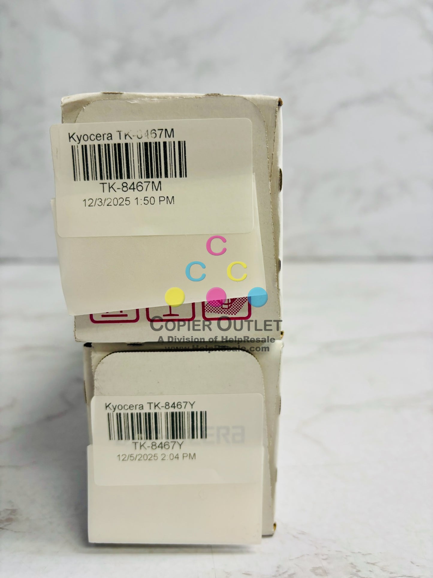 2 OEM Kyocera TASKalfa MZ2501ci MY High Yield Toner TK-8467(No Cyan & Black)