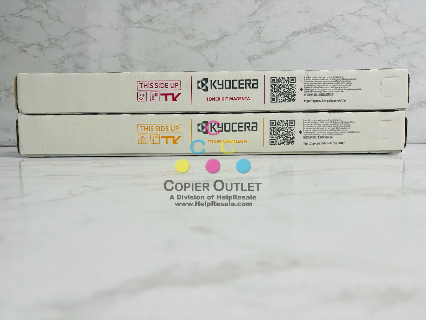 2 OEM Kyocera TASKalfa MZ2501ci MY High Yield Toner TK-8467(No Cyan & Black)