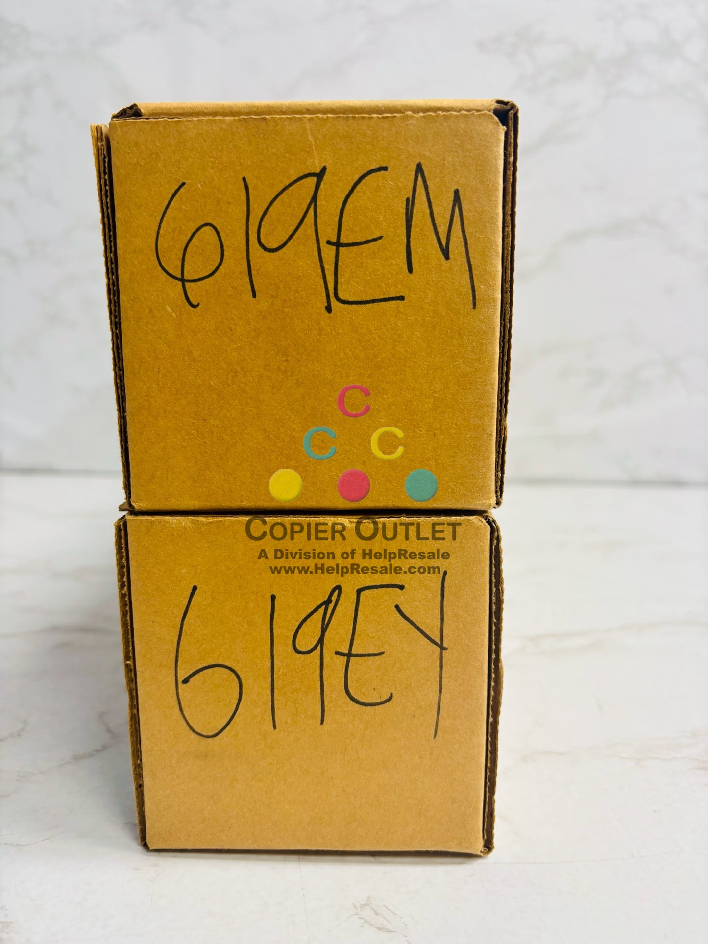 2 Genuine Konica BH C1060,C1070 MY Toner TN619EM,TN619EY(No Cyan & Black)