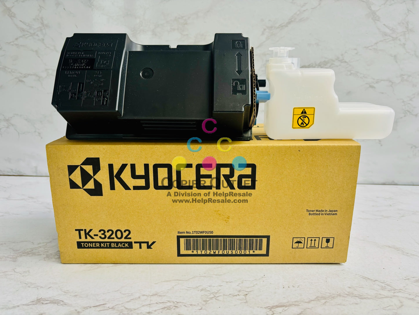 Open Genuine Kyocera ECOSYS M3860idn,P3260dn Black Toner Kit TK-3202K