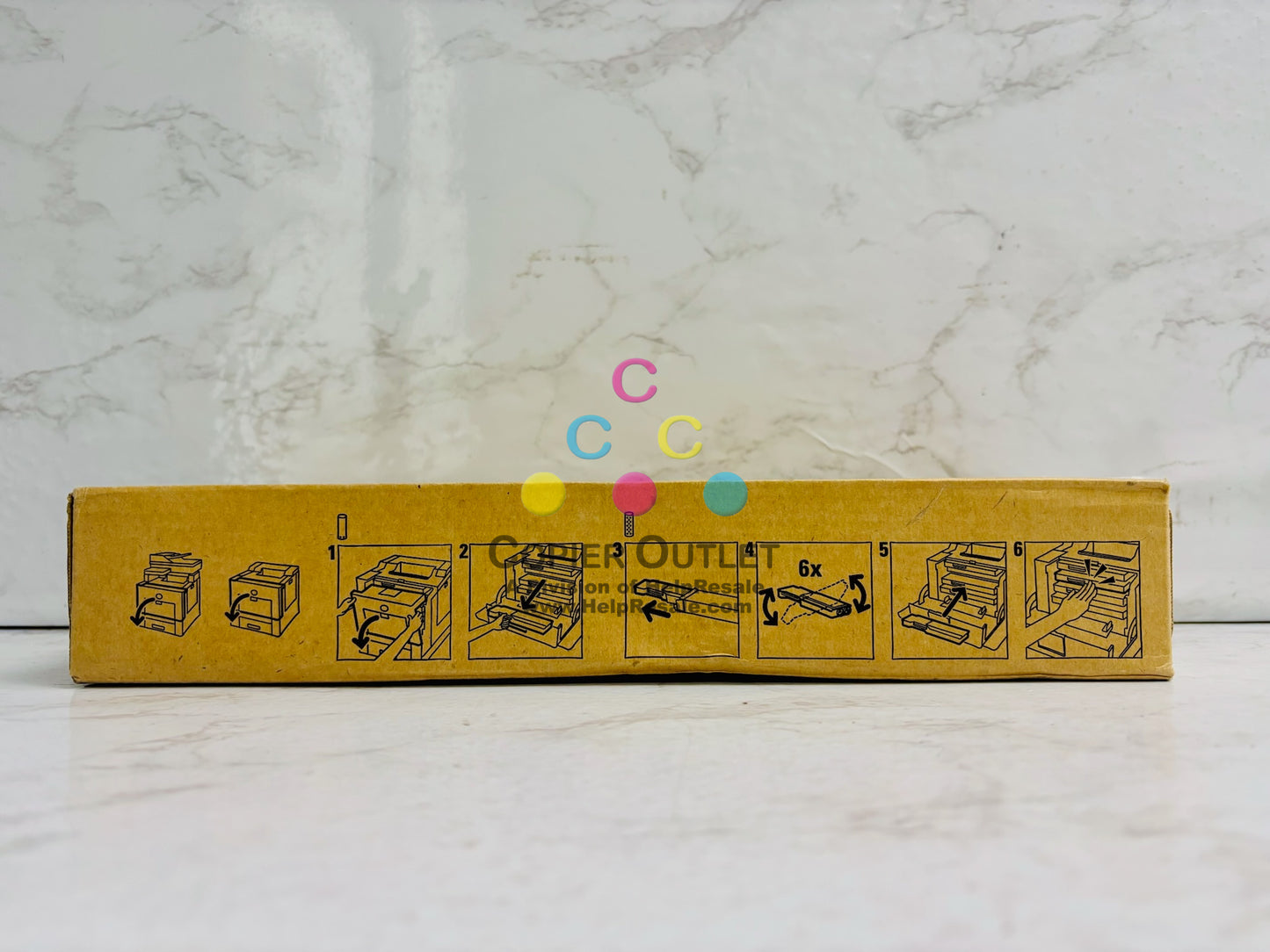 Open New Genuine Dell C3760n,C760dn,C73765dnf Black Toner W8D60 (Water Damaged Box)