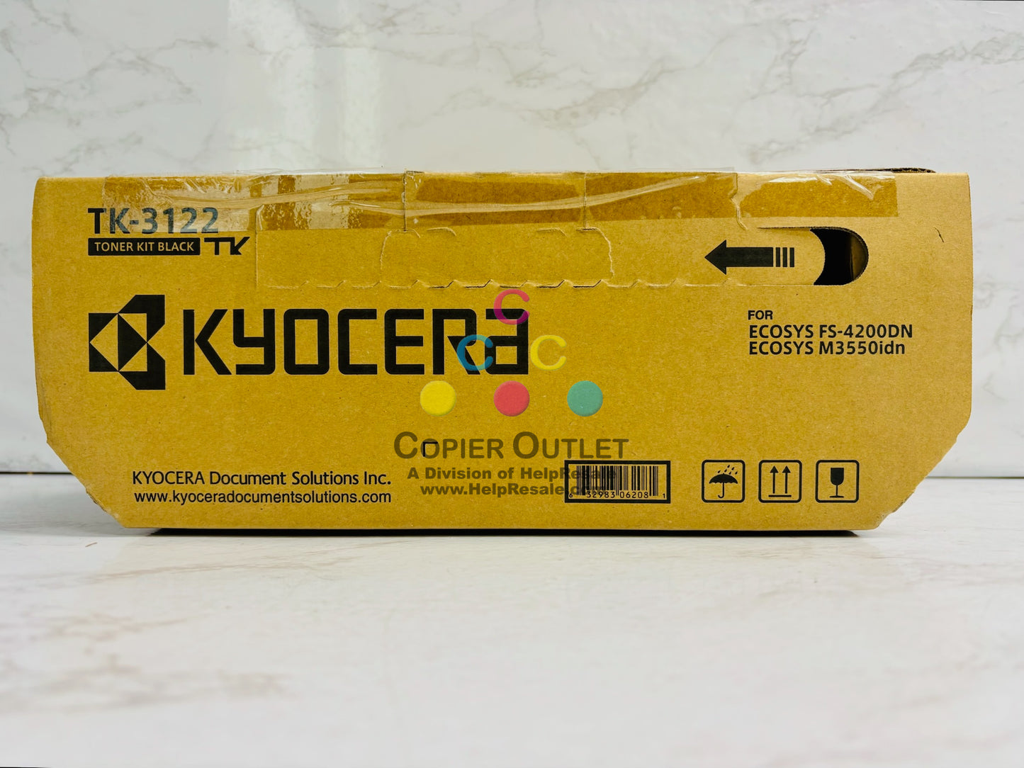 Genuine Kyocera Ecosys Fs-4200DN, M3550idn Black Toner Kit TK-3122
