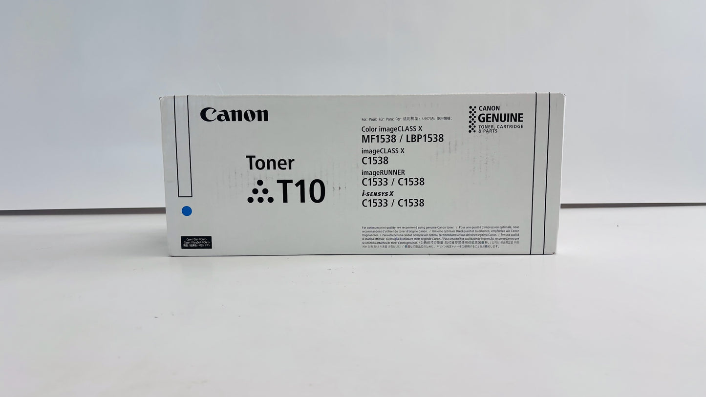 Genuine Canon LBP1538C, MF1538C Cyan High Yield Toner T10,4565C001AA