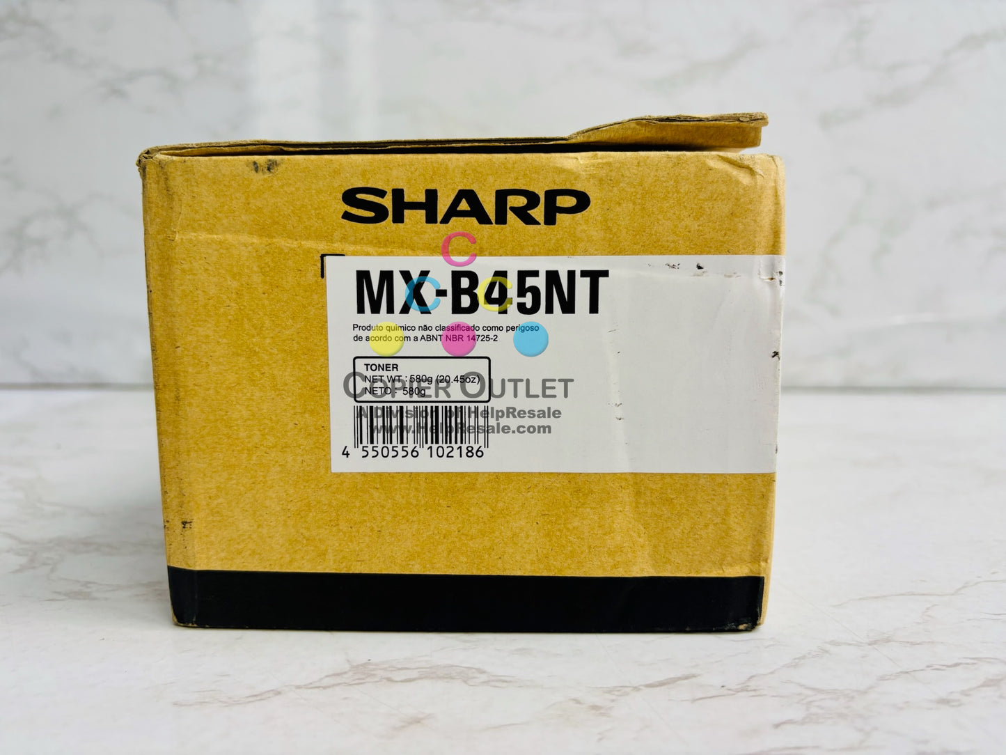 New Genuine Sharp  MX-B350P,B350W,B355W Black Toner Cartridge MX-B45NT