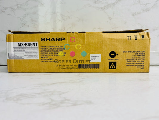 New Genuine Sharp  MX-B350P,B350W,B355W Black Toner Cartridge MX-B45NT