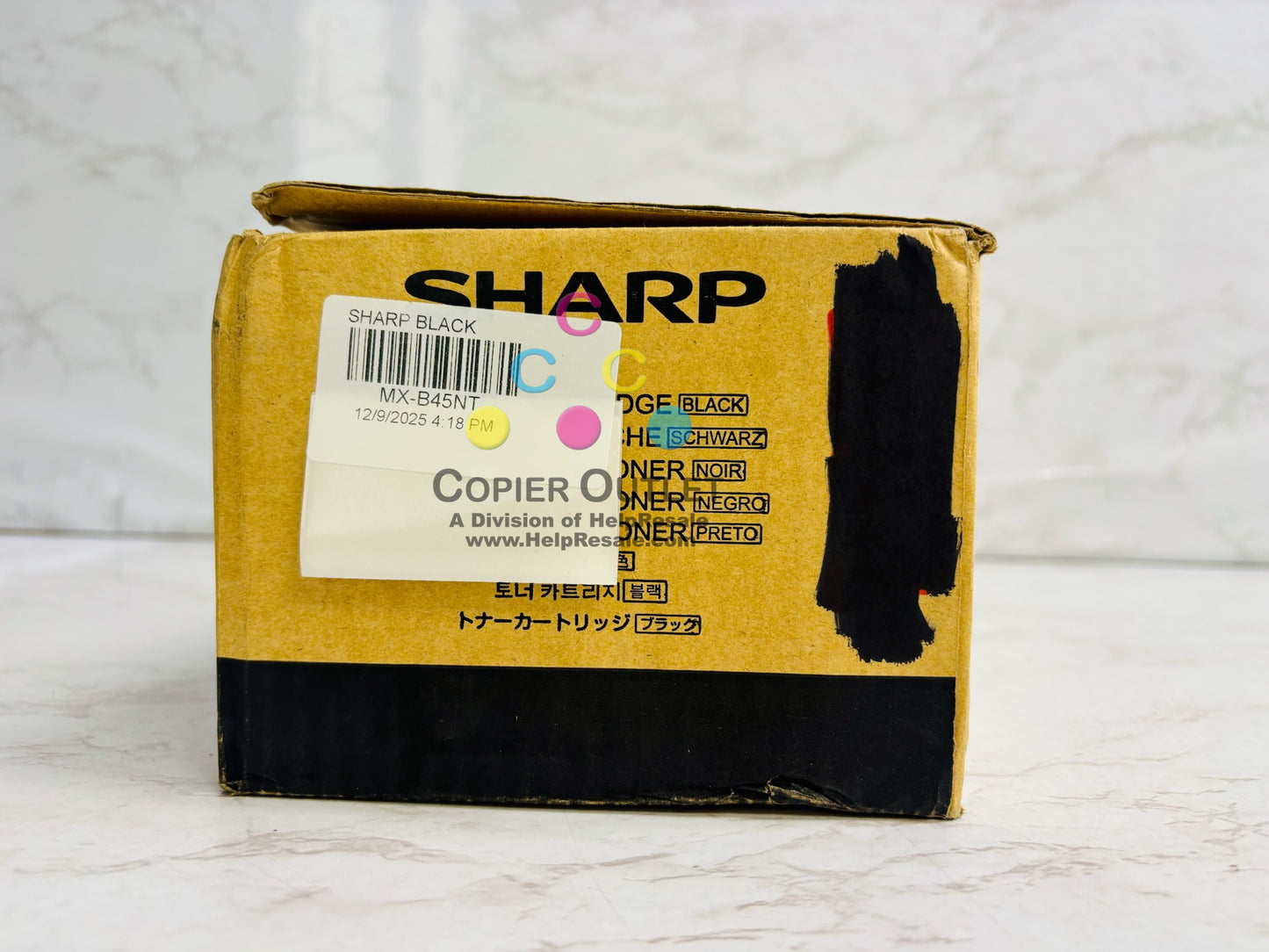 New Genuine Sharp  MX-B350P,B350W,B355W Black Toner Cartridge MX-B45NT