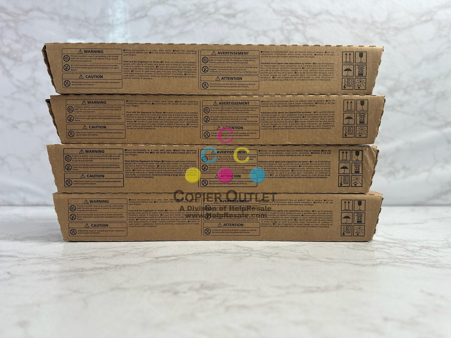 4 New Genuine Ricoh IM C4500,C6000 Magenta & Black Toners 842279,842281