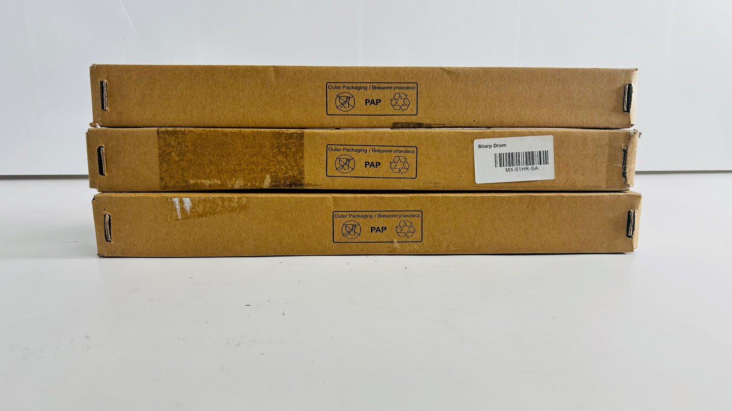 3 Genuine Sharp HP Color MFP S951dn Drum MX-51HR-SA, MX51HRSA (F1J60-67926)