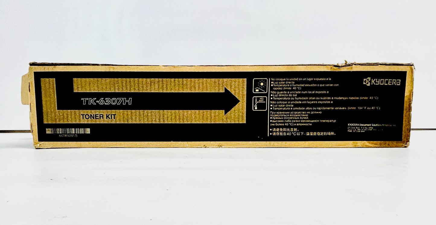 Open Genuine Kyocera TASKalfa 3500i 4500i 5500i 3501i 5501i Black Toner TK-6307H