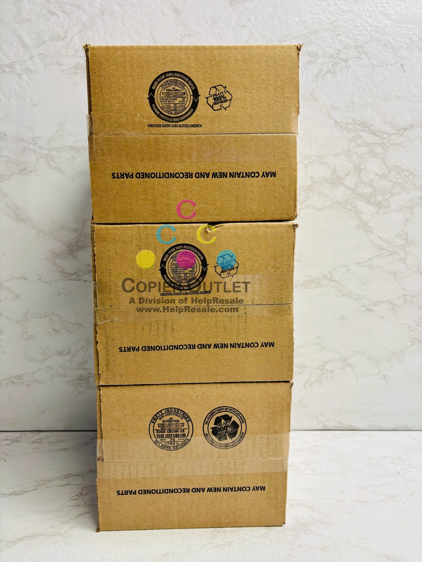3 Genuine Ricoh Pro C5300s,C5310s Cyan, Yellow & Black Toners 828597, 828598, 828600