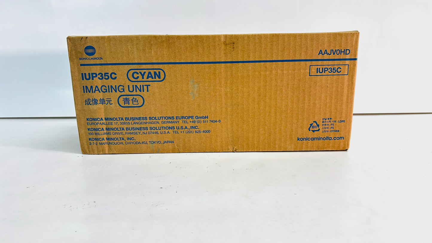 Genuine Konica Minolta C3350i, C4051i Cyan Imaging Unit IUP35C, AAJV0HD