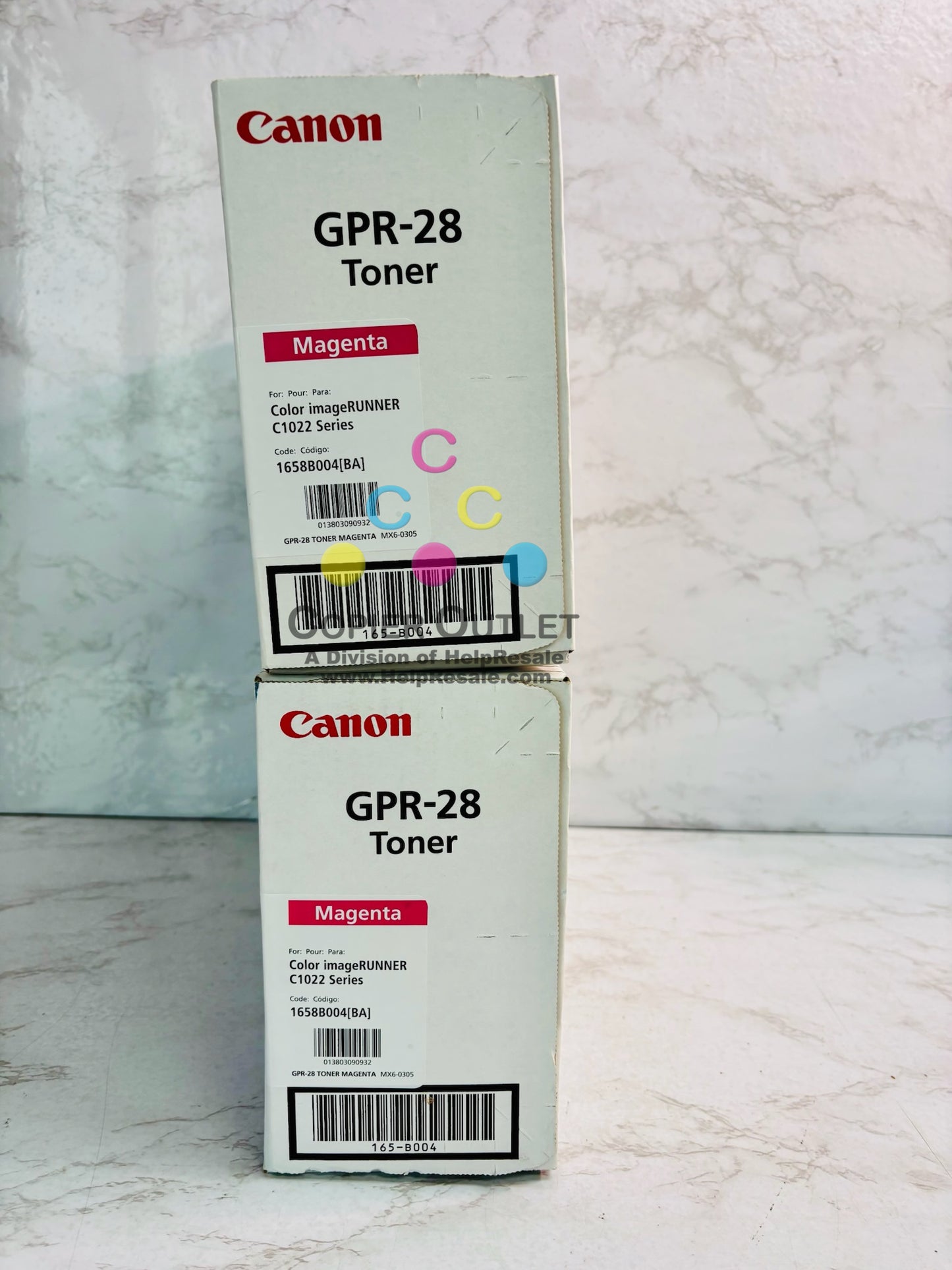 2 New Genuine Canon C1022,C1030 Magenta Toners GPR-28 (Same Day Shipping)