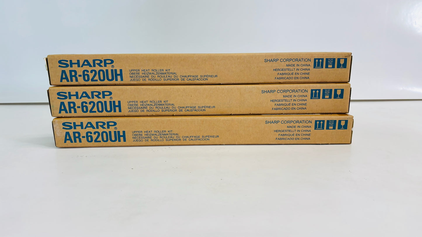 3 Genuine Sharp ARM550N, M700U Upper Fuser Roller Kit AR-620UH, AR620UH