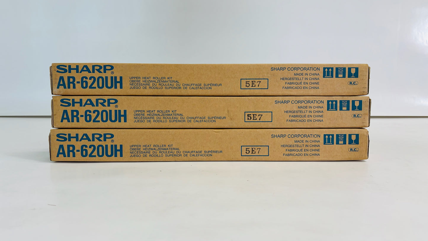 3 Genuine Sharp ARM550N, M700U Upper Fuser Roller Kit AR-620UH, AR620UH