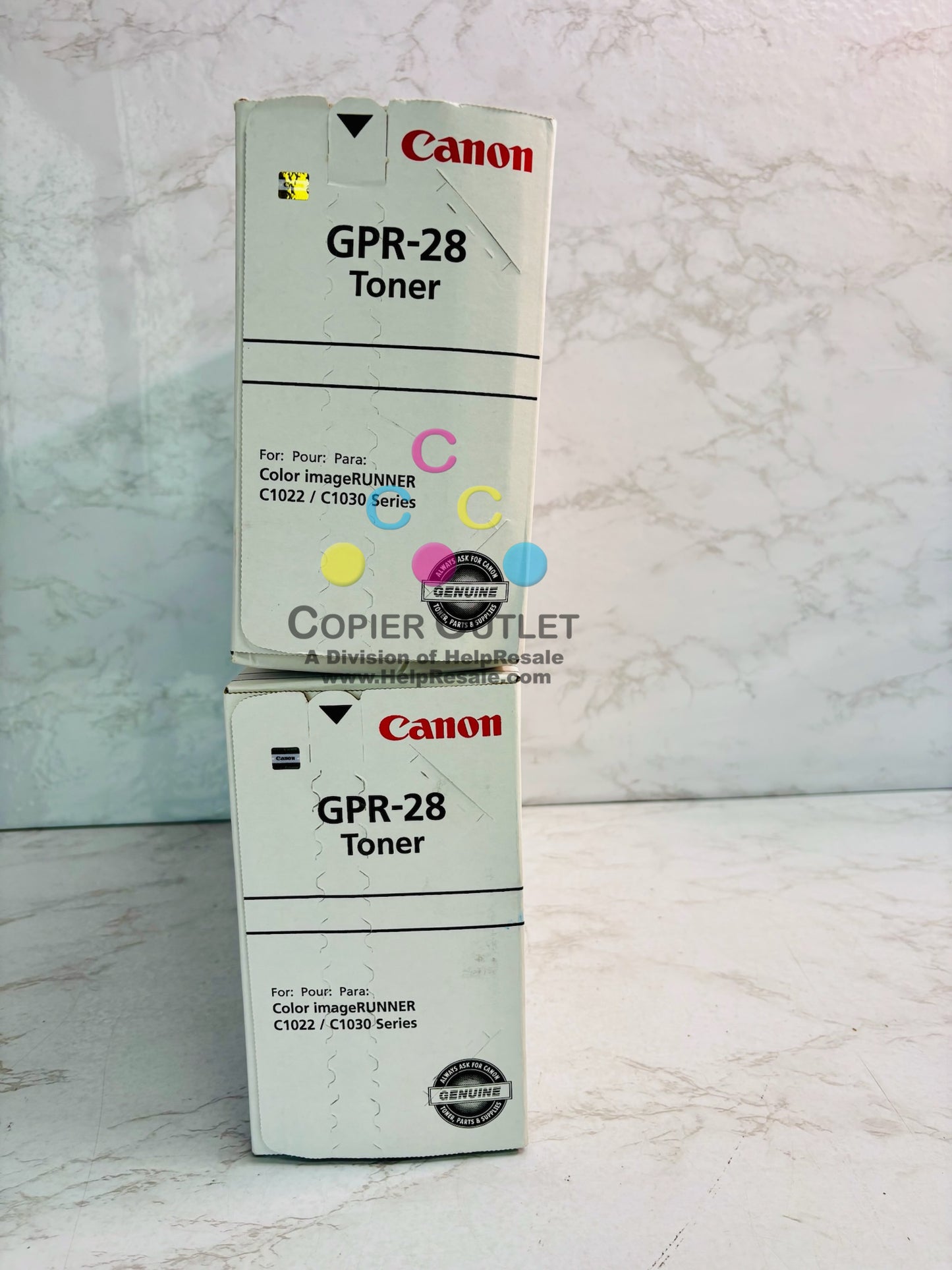 2 New Genuine Canon C1022,C1030 Magenta Toners GPR-28 (Same Day Shipping)