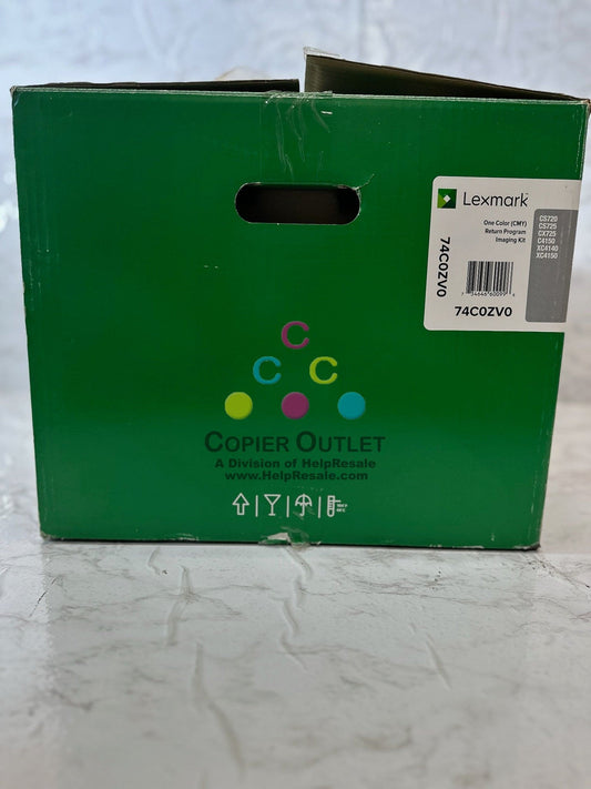 New Open Box Genuine Lexmark XC4150,CS720de,CS725 Color Imaging Kit 74C0ZV0