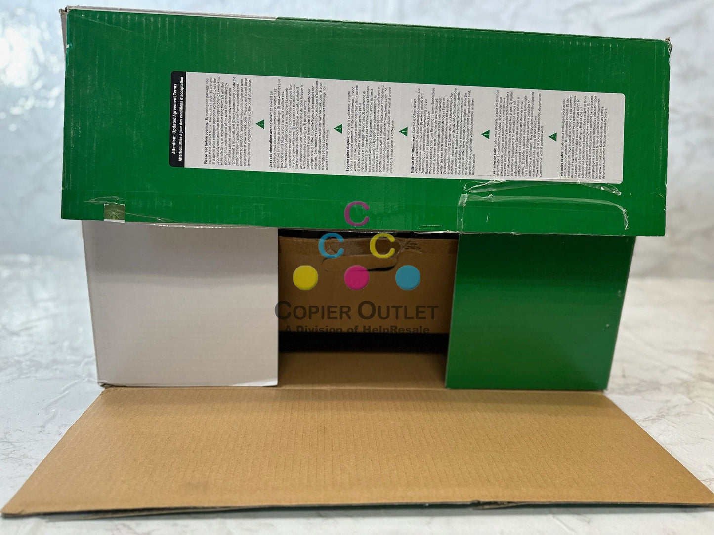 New Open Box Genuine Lexmark XC4150,CS720de,CS725 Color Imaging Kit 74C0ZV0