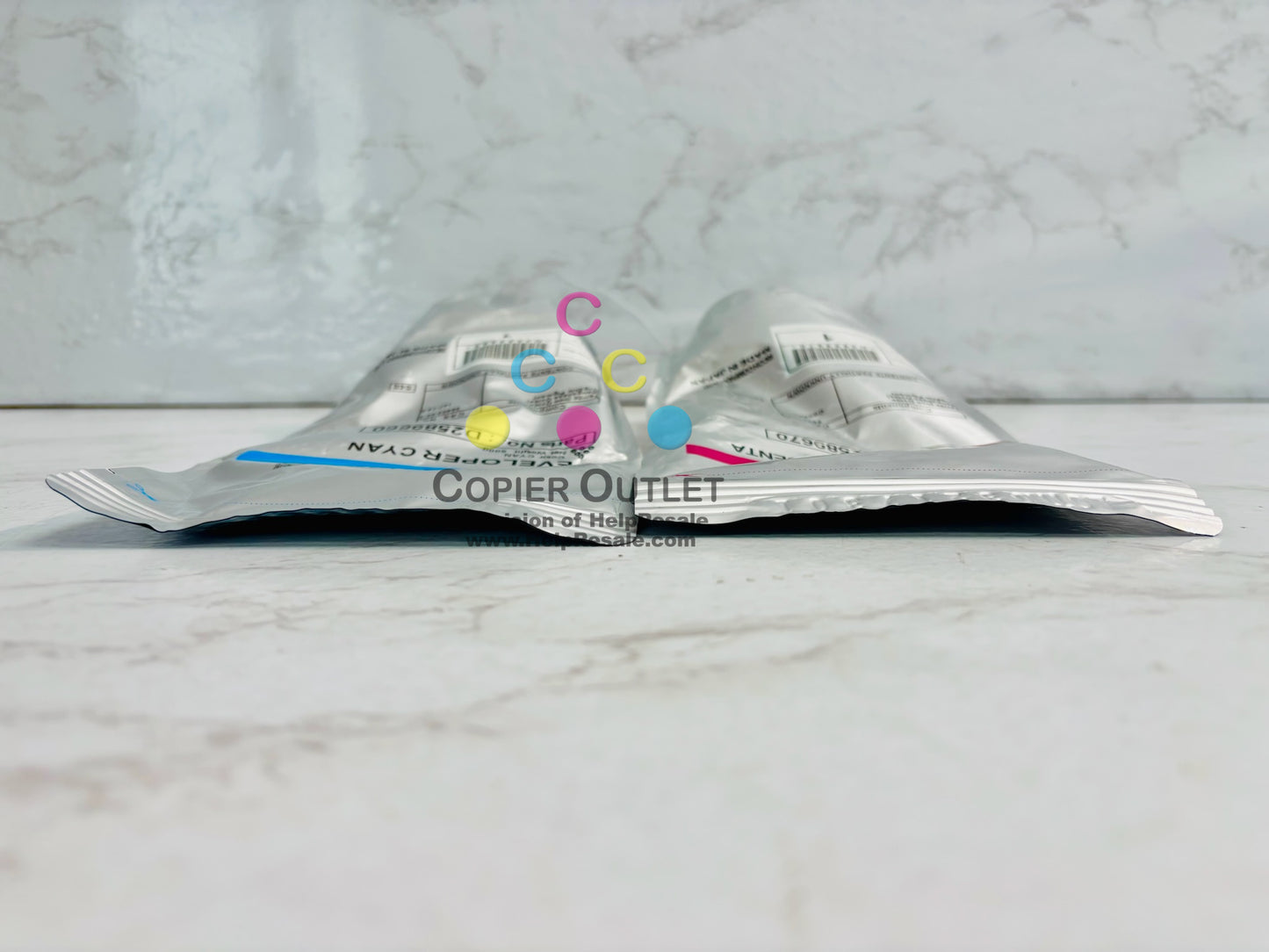 2 Genuine Ricoh MP C6500,C6503,C8003 CM Developers D2589660,D2589670