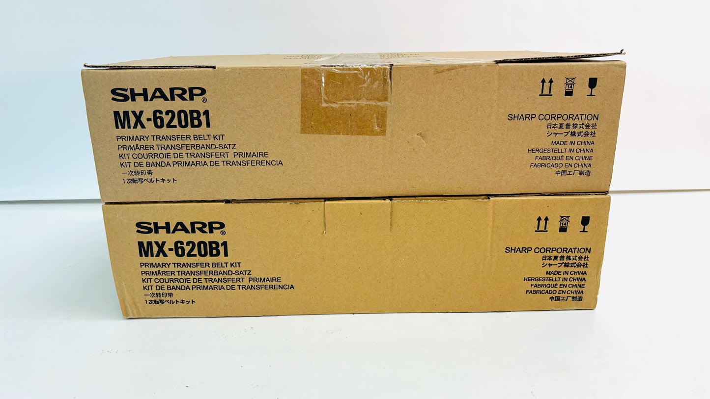 2 Genuine Sharp MX-6240N, 6500N, S970dn Primary Transfer Belt  MX-620B1