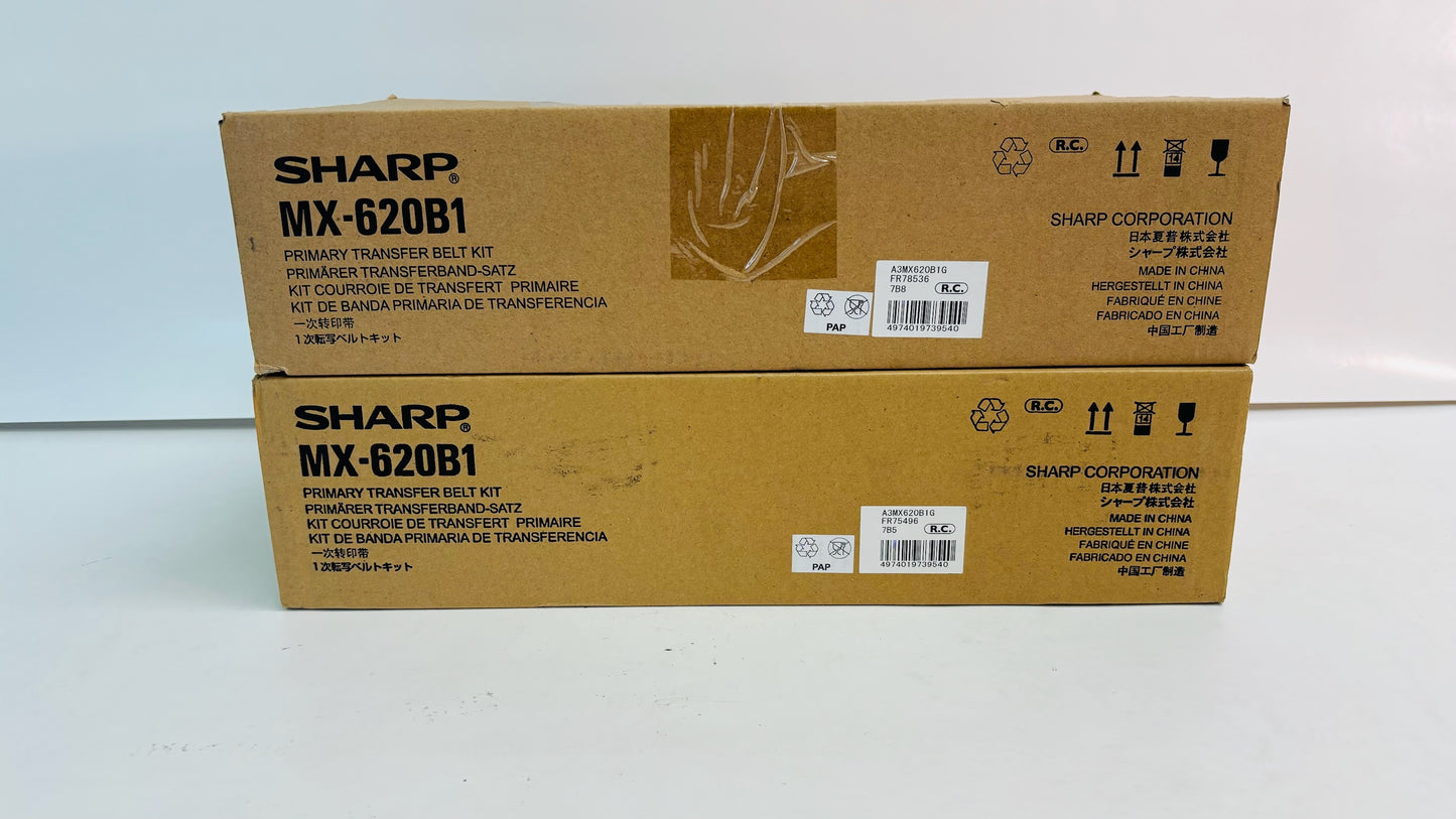 2 Genuine Sharp MX-6240N, 6500N, S970dn Primary Transfer Belt  MX-620B1