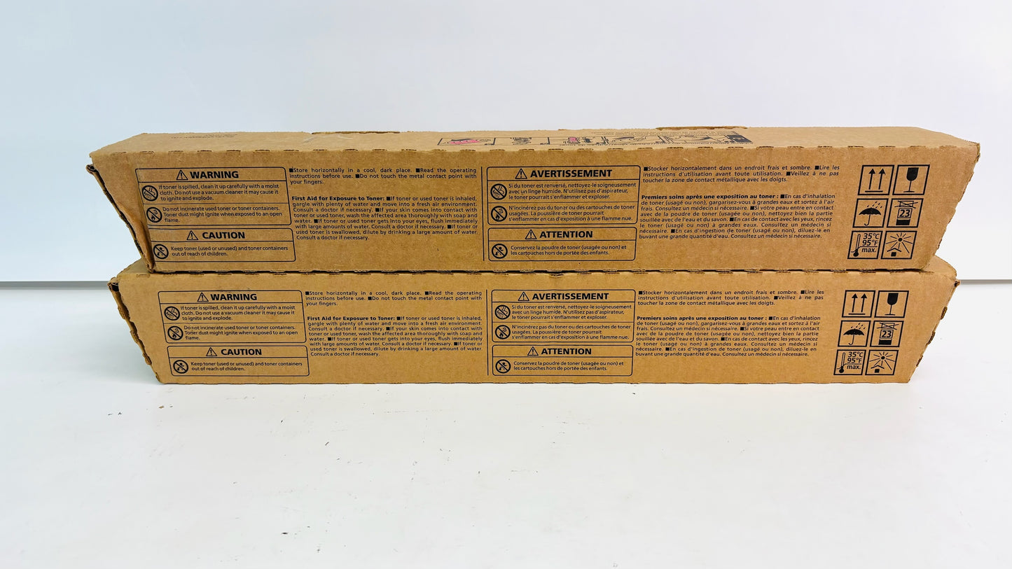 2 Open Genuine Ricoh IMC3010, IMC3510 Magenta & Yellow Toners 842551, 842552