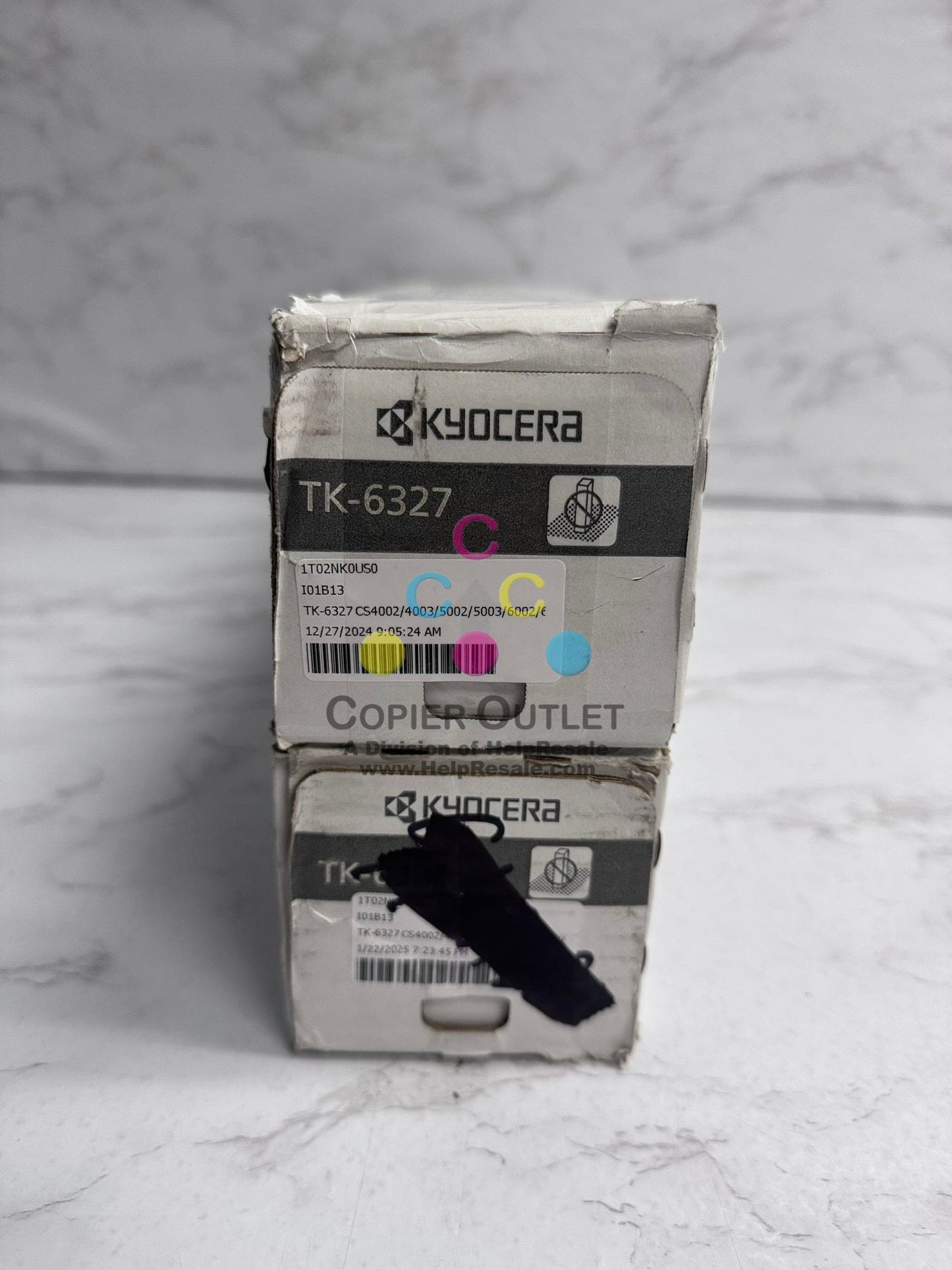 2 Cosmetic OEM Kyocera TASKalfa CS4002i,CS4003i,CS6002i,CS6003i TK-6327K Toners