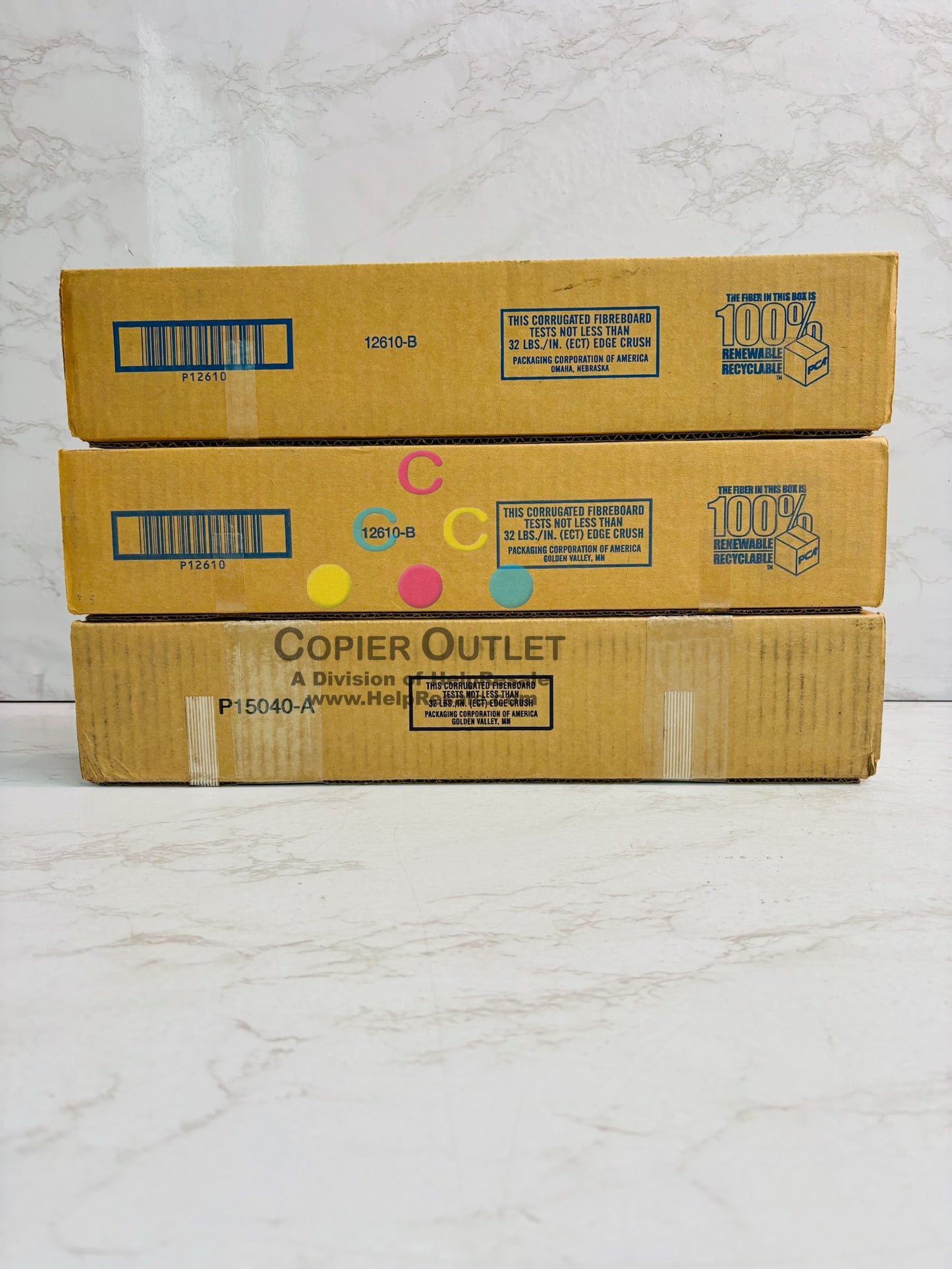 3 Genuine Toshiba e2555C,3055C,5055C Yellow & Black Toners T-FC50UY, T-FC50UK