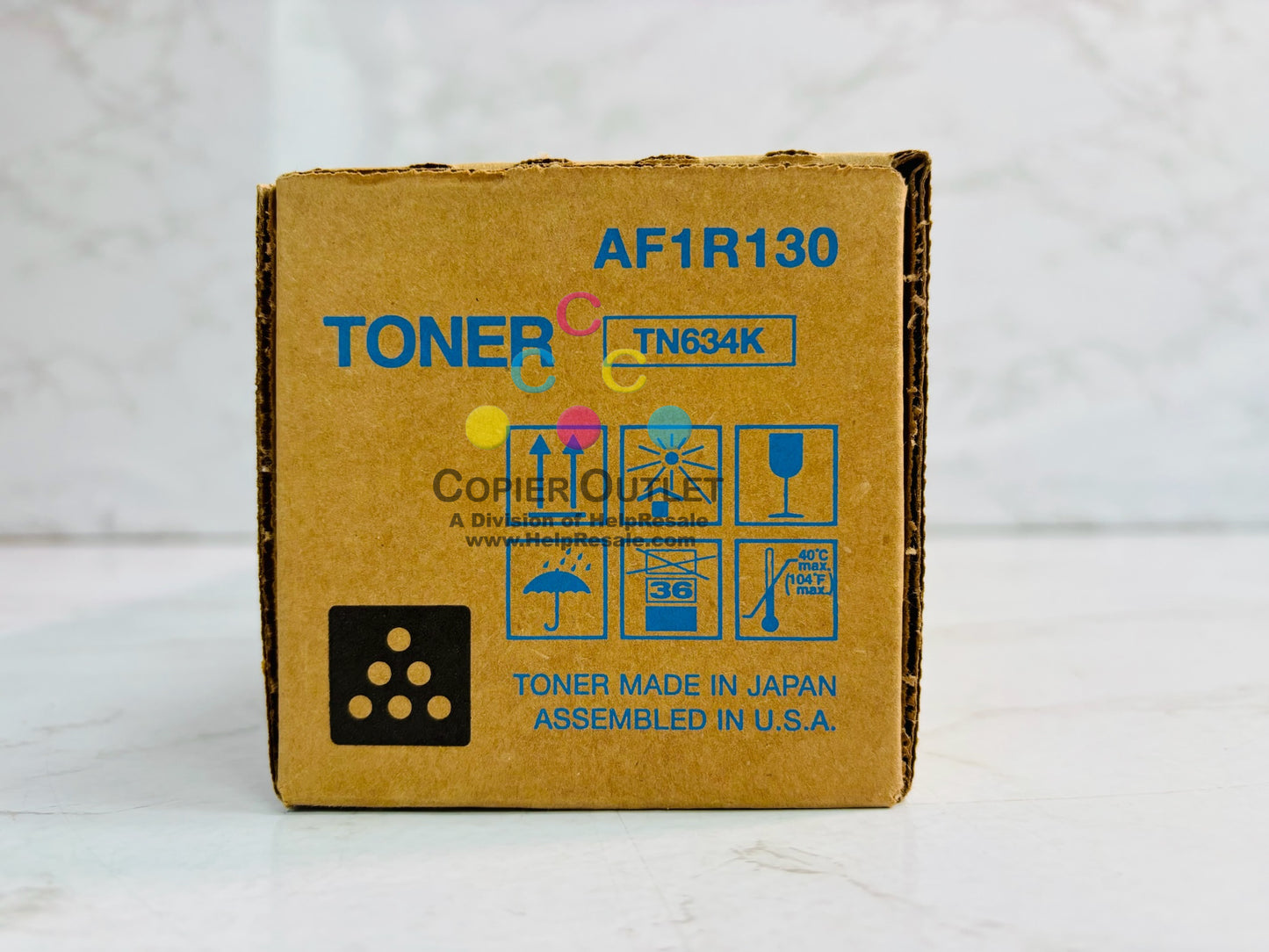 Genuine Konica Minolta AccurioPress C2060,C2070,C3070 Black Toner TN634K, AF1R130