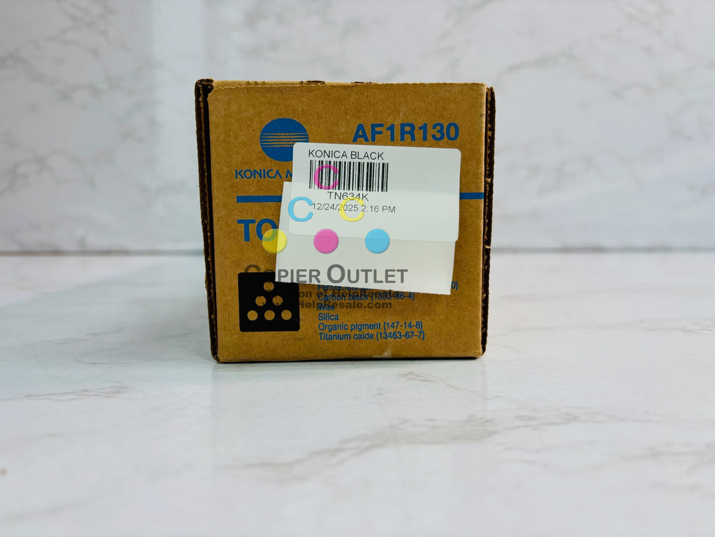 Genuine Konica Minolta AccurioPress C2060,C2070,C3070 Black Toner TN634K, AF1R130