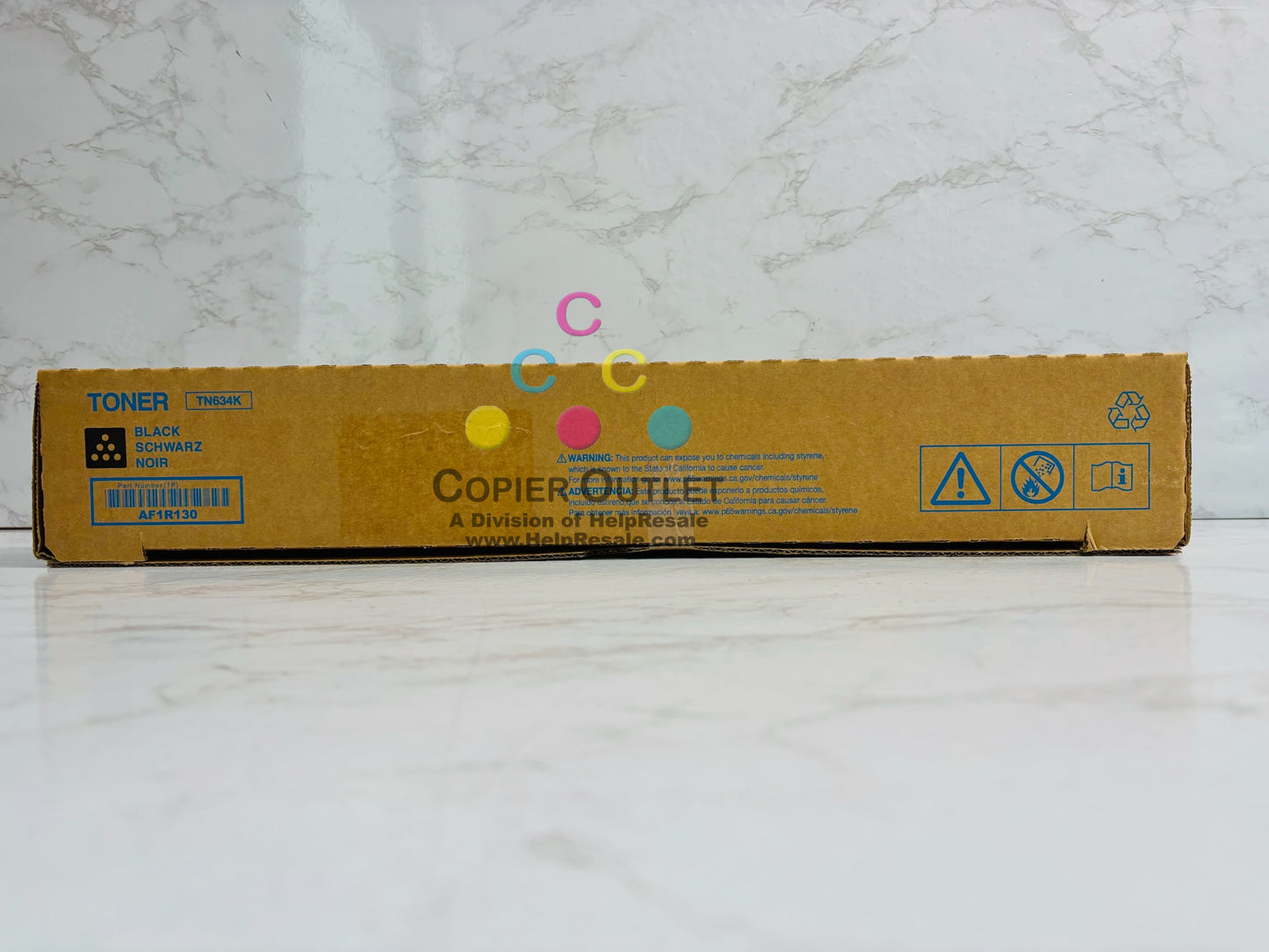 Genuine Konica Minolta AccurioPress C2060,C2070,C3070 Black Toner TN634K, AF1R130