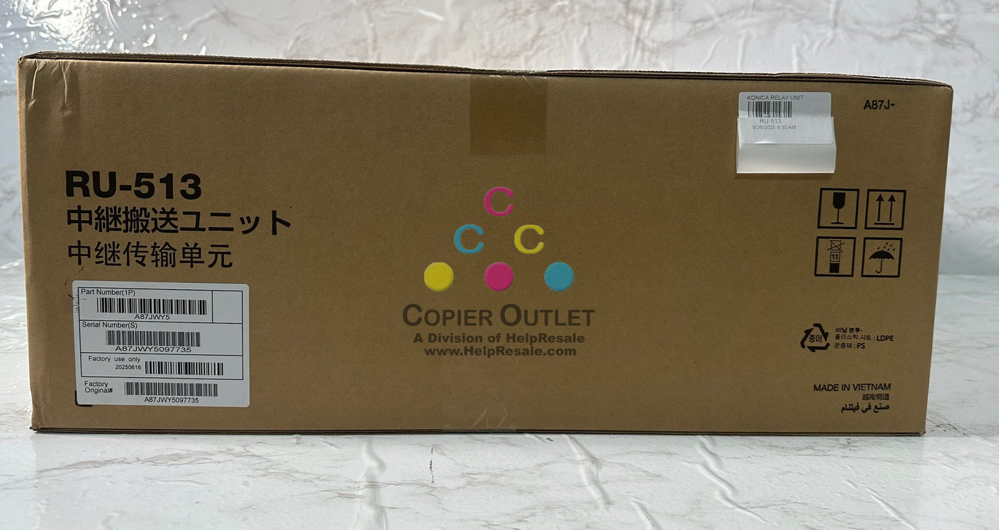 New Genuine Konica Minolta FS-534, FS-536, FS-537SD Relay Unit RU-513, RU513