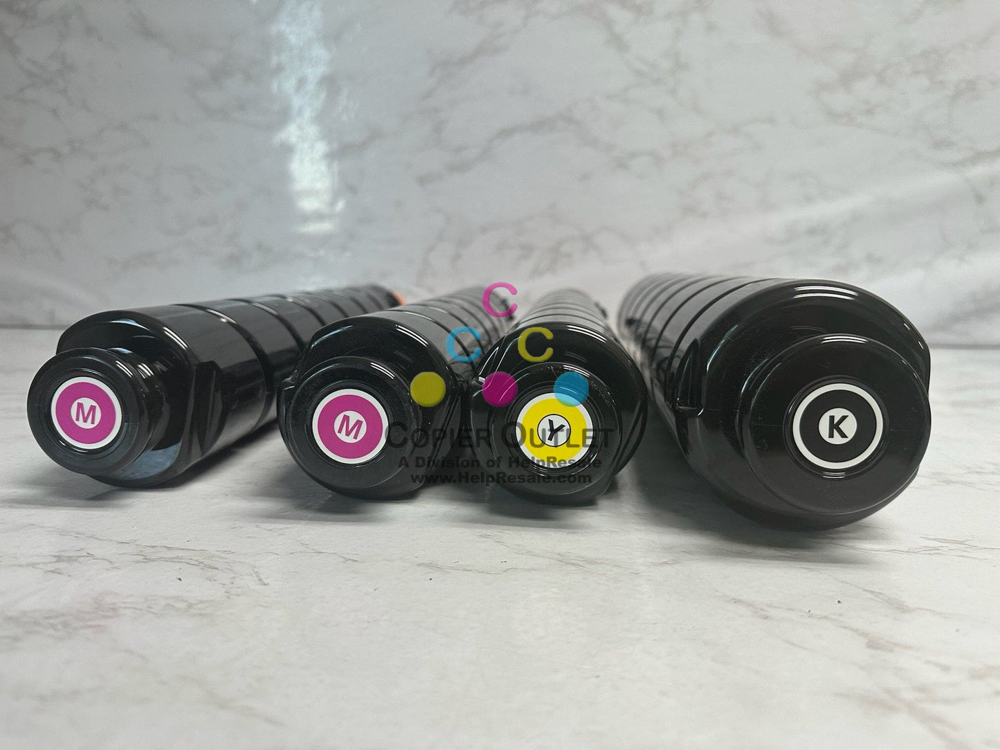 4 Open Box Genuine Canon IRA C7565,C7570,C7580 MMYK Toners GPR-56 (No Cyan)