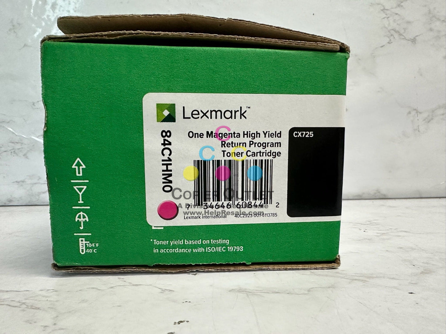 Cosmetic Genuine Lexmark CX725de,CX725dhe Magenta Return Program Toner 84C1HM0