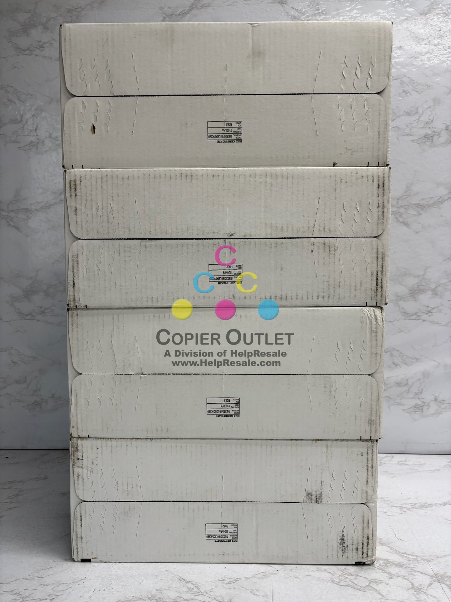 4 Genuine Canon Color imageRuuner LBP5480 CMYK Toners GPR-45H K, GPR-45CMY