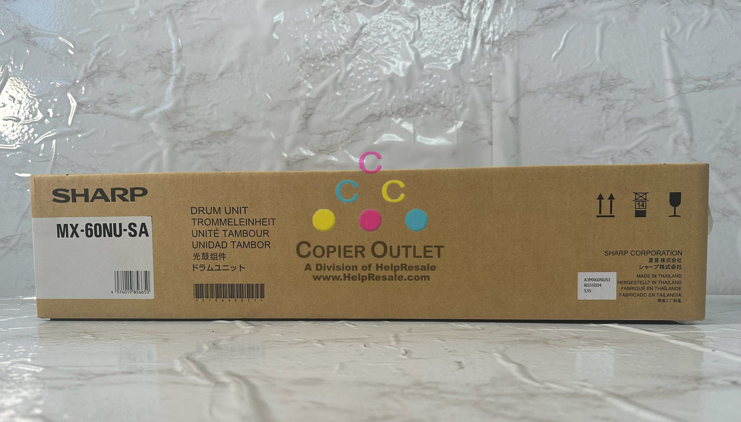 New OEM Sharp MX-5050N/MX-5070N/MX-6050N/MX-6070N Drum Unit MX-60NU-SA