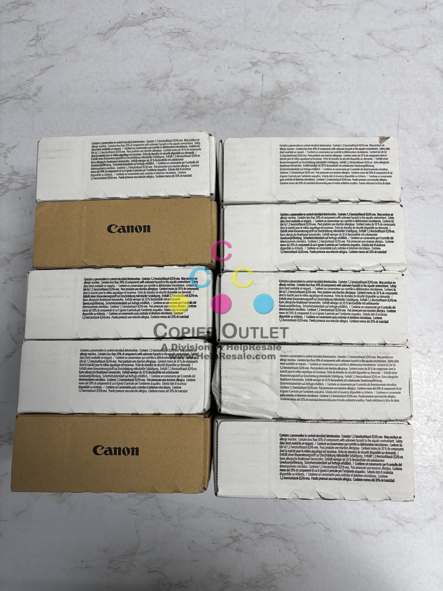 10 OEM Canon PRO-2000,4000 Inks PFI-1100 C,C,PC,PM,M,M,Y,GY,MBK,PBK (2026-2028)