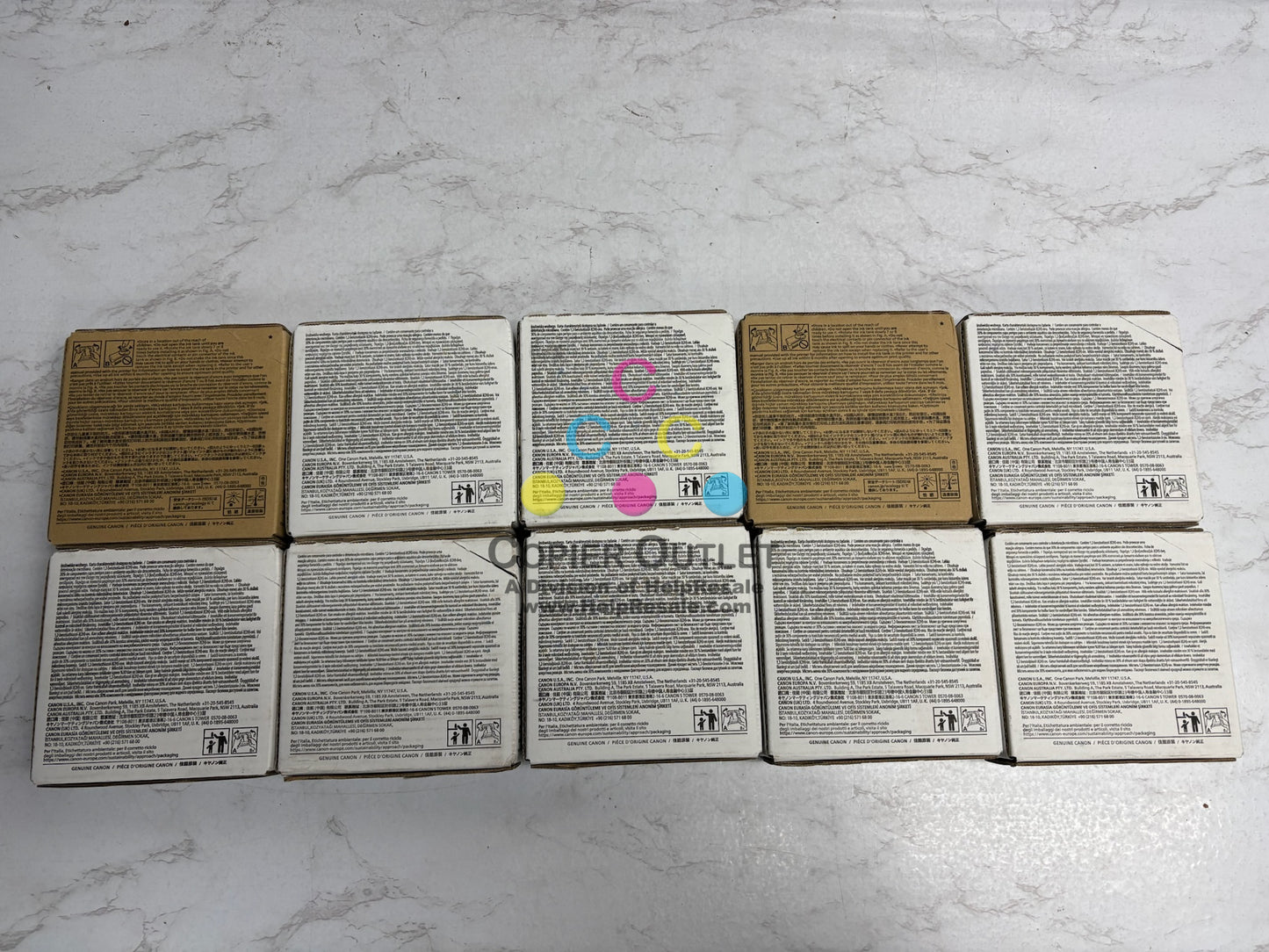 10 OEM Canon PRO-2000,4000 Inks PFI-1100 C,C,PC,PM,M,M,Y,GY,MBK,PBK (2026-2028)