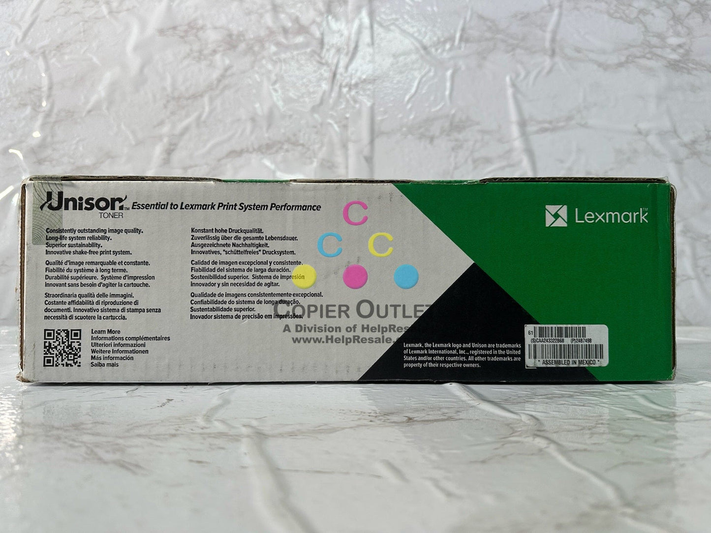 New OEM Lexmark C2326, XC2326 Black Toner Cartridge 24B7498 Same Day Shipping